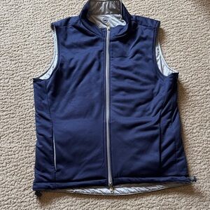 Men’s Peter Miller Navy/Gray Reversible Lightweight Vest